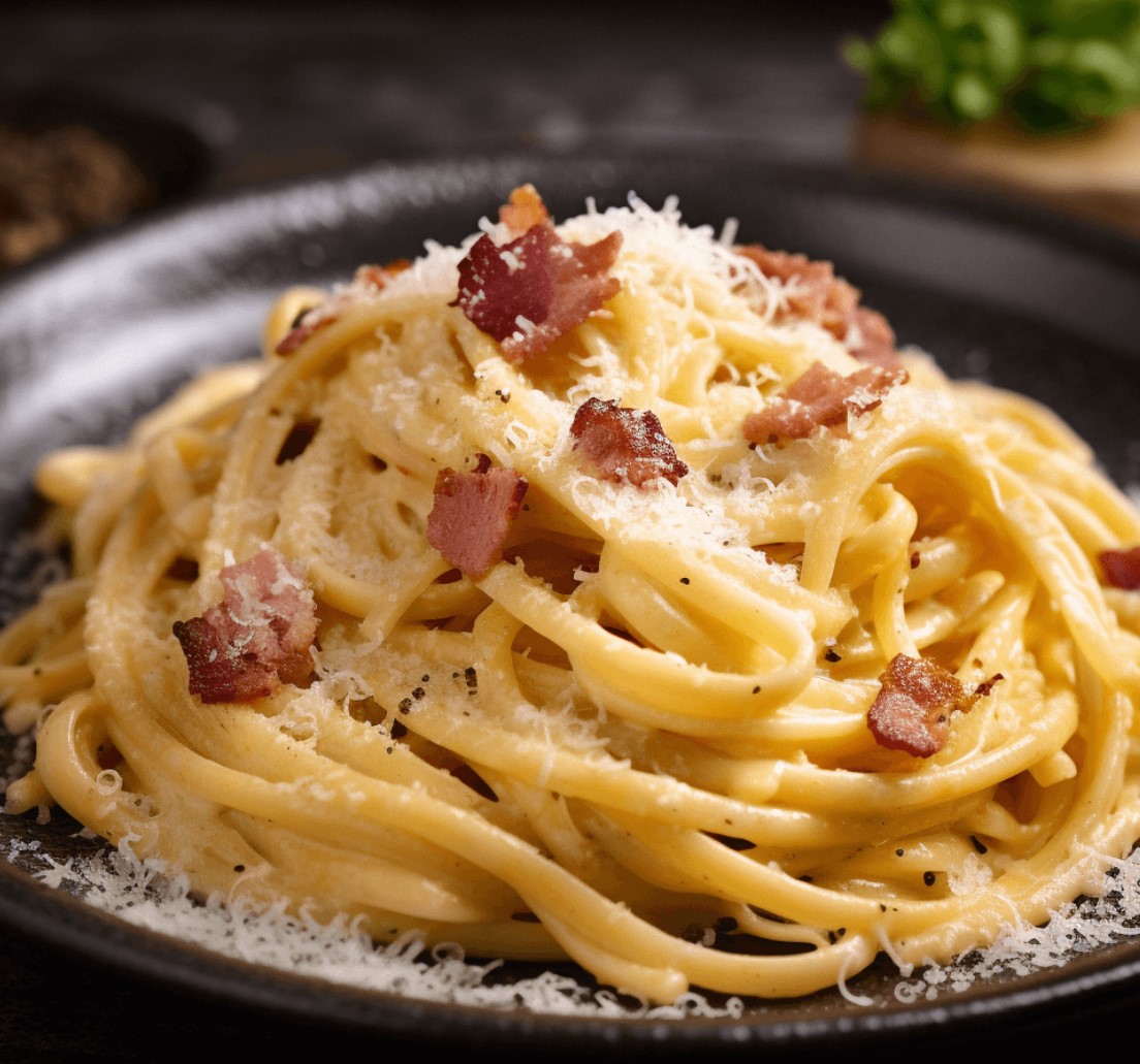 carbonara spagetti - Lépésről lépésre
