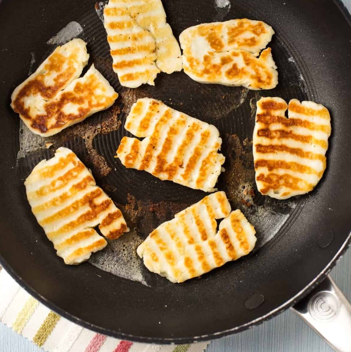 halloumi - Lépésről lépésre