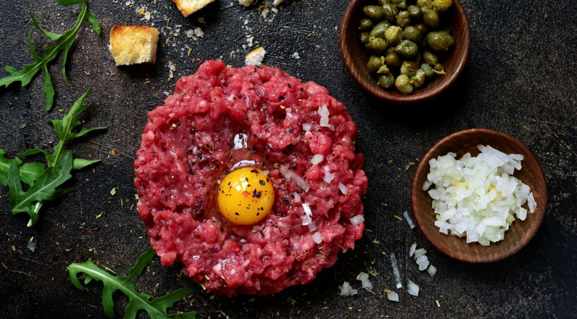 tatár beefsteak - Lépésről lépésre