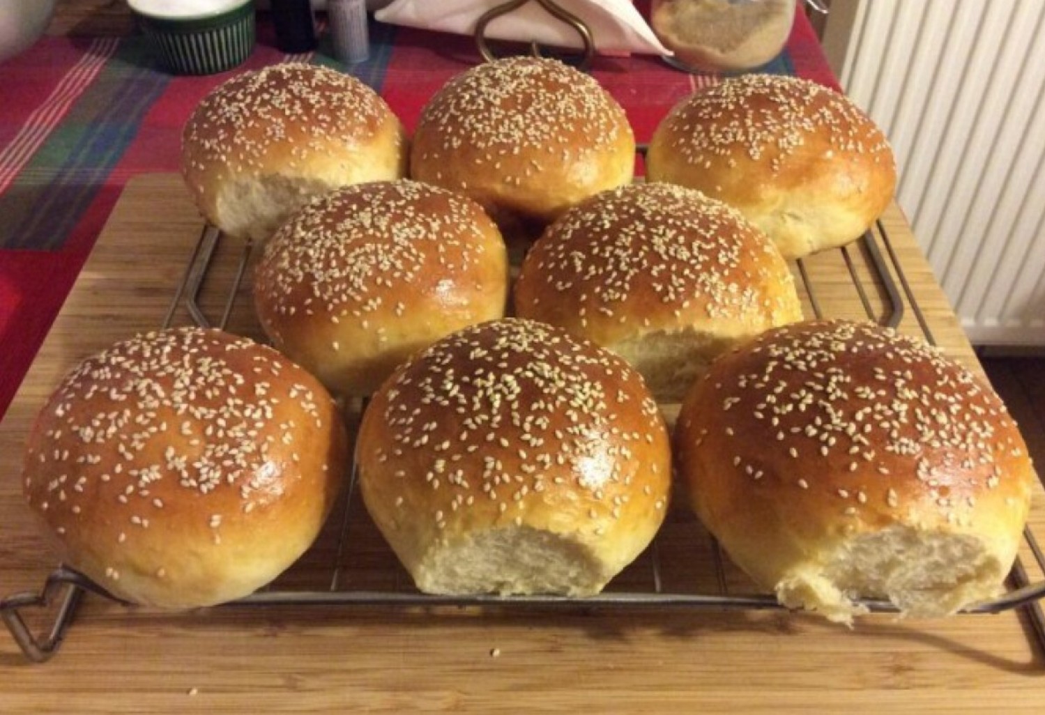 hamburger zsemle recept - Hozzávalók