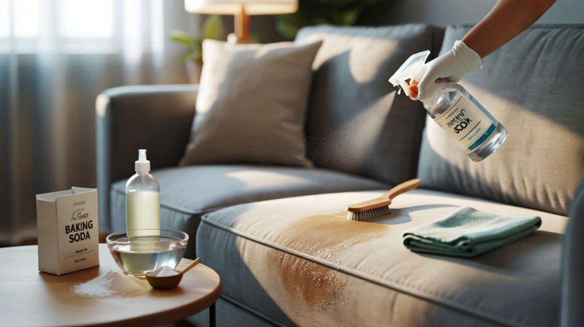 Egy egyszerű házi szer, ami hatékonyabban tisztítja a kanapét, mint a drága vegyszerek
